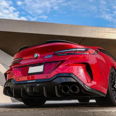 Ultra Glossy Metallic Vampire Red Car Vinyl Wrap Audi BMW PET   review Ginieis 05