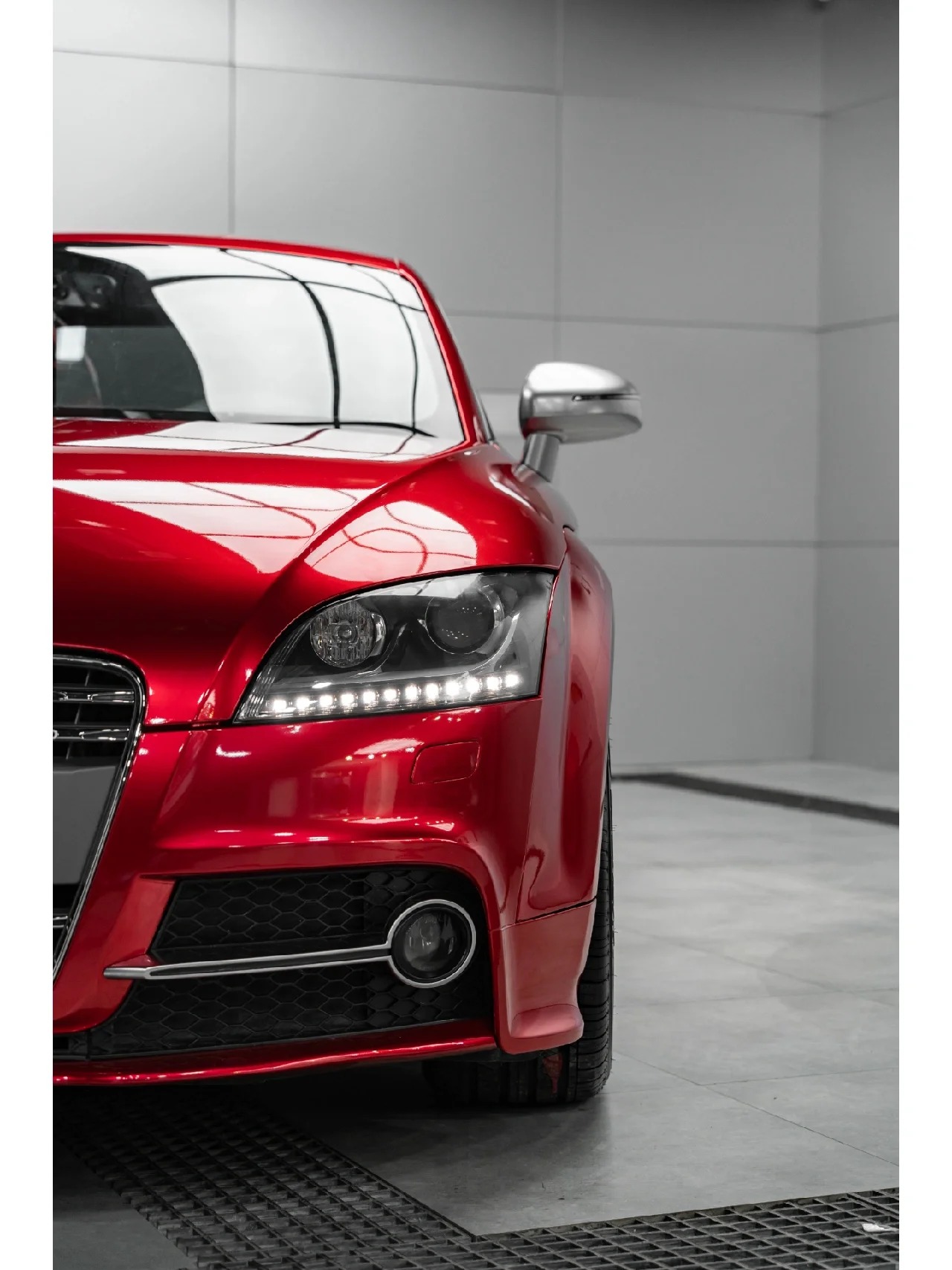 Ultra Glossy Metallic Vampire Red Car Vinyl Wrap BMW PET   review Josh 03