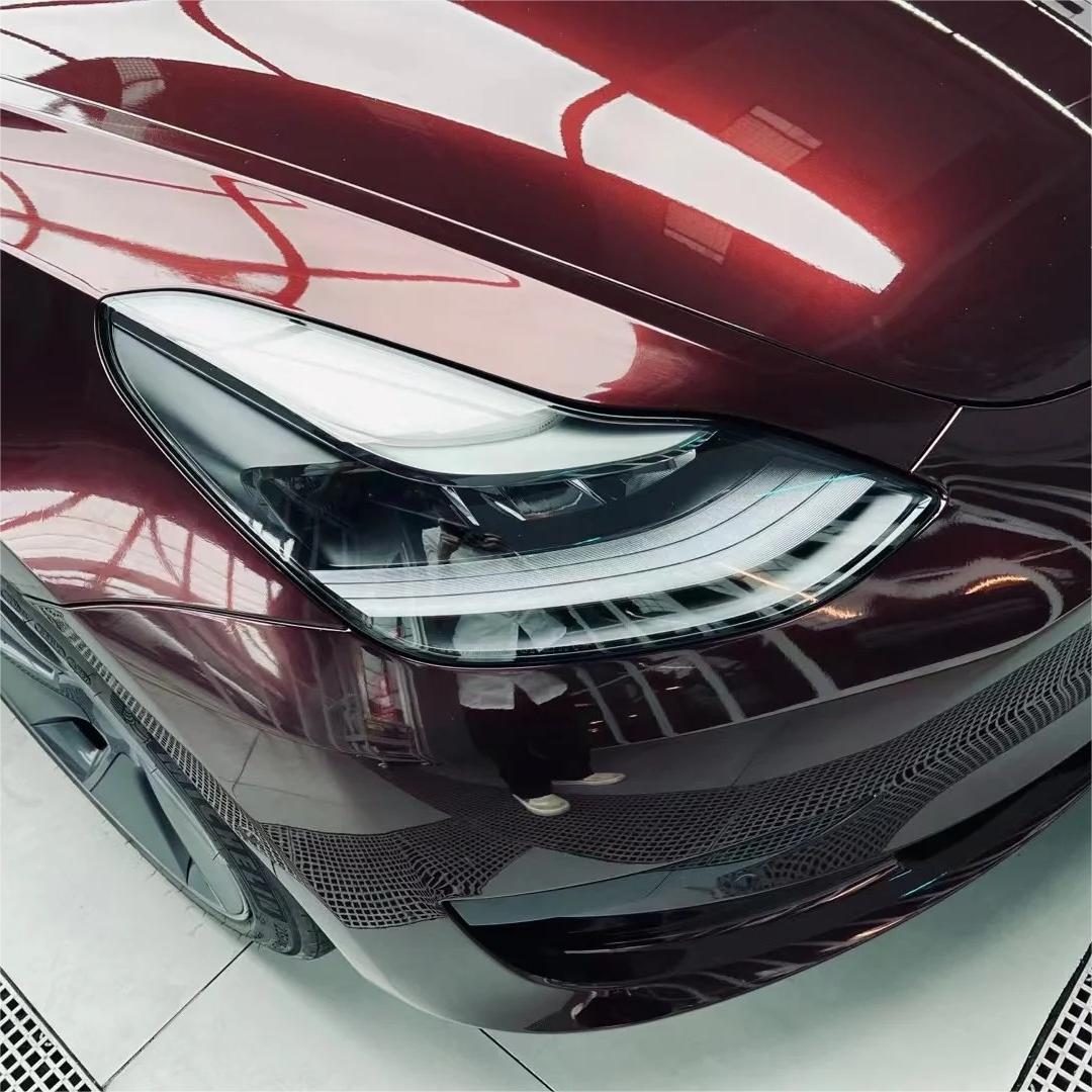 Gloss Metallic Black Rose Car Vinyl Wrap review Dimal 01