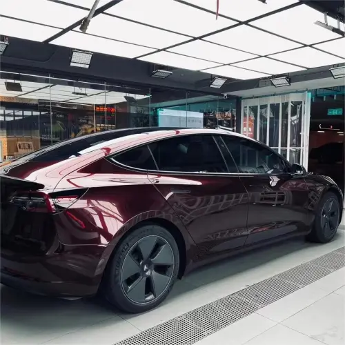 Gloss Metallic Black Rose Car Vinyl Wrap review 