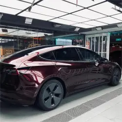 Gloss Metallic Black Rose Car Vinyl Wrap review Dimal 01