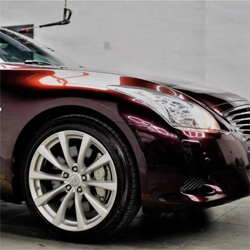 Gloss Metallic Black Rose Car Vinyl Wrap PET review Joshua