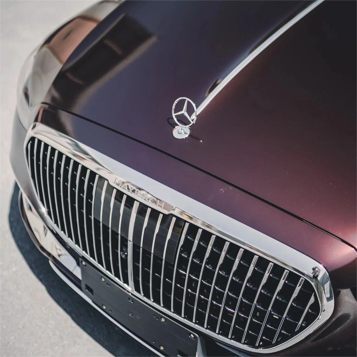 Gloss Metallic Black Rose Car Vinyl Wrap PET review 3
