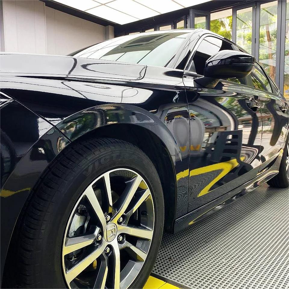 Gloss Piano Black Car Vinyl Wrap BMW Sale review Hana 02