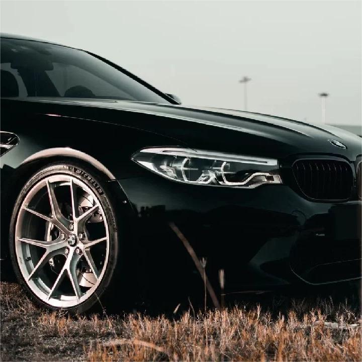 Gloss Piano Black Car Vinyl Wrap BMW Sale review Hadson 04