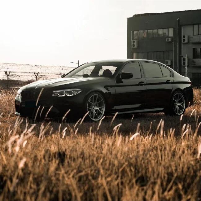 Gloss Piano Black Car Vinyl Wrap BMW Sale review Hadson 03