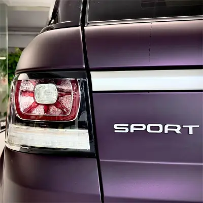 Ultra Matte Metallic Black Purple Car Vinyl Wrap review Bob 05