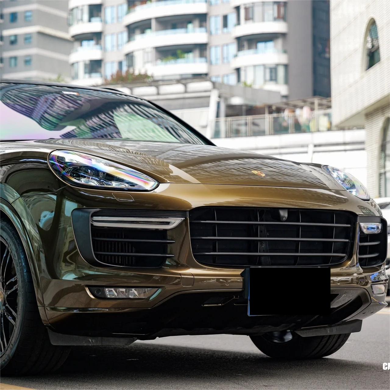 Gloss Metallic Midnight Gold Car Vinyl Wrap PET review Boone 04