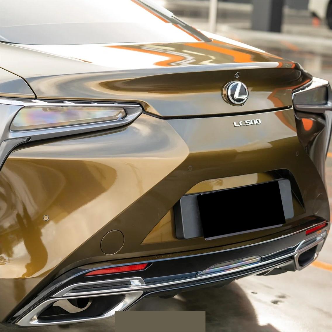 Gloss Metallic Midnight Gold Car Vinyl Wrap PET review Golf 04