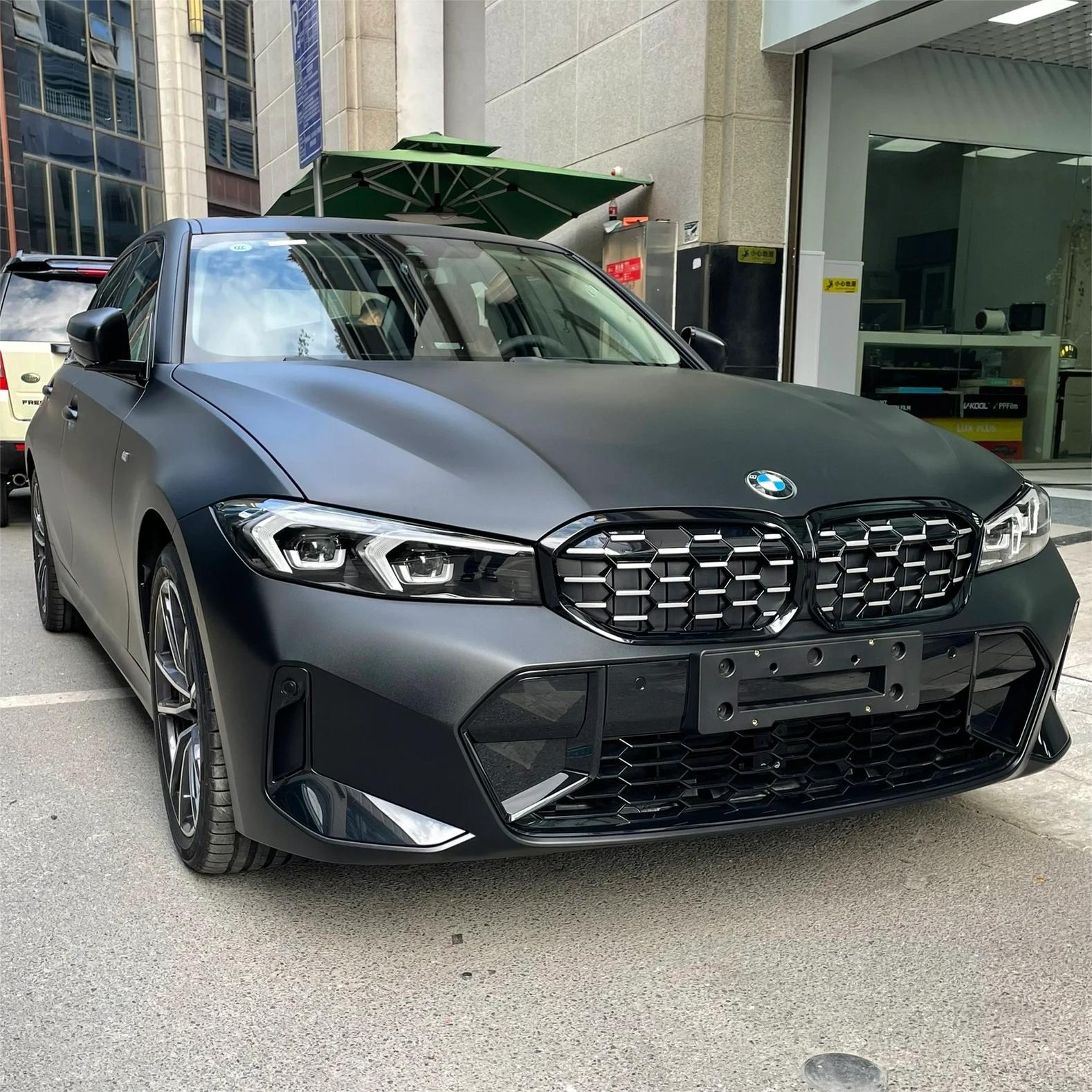 Ultra Matte Black Car Vinyl Wrap Tesla BMW PET review Jay 01