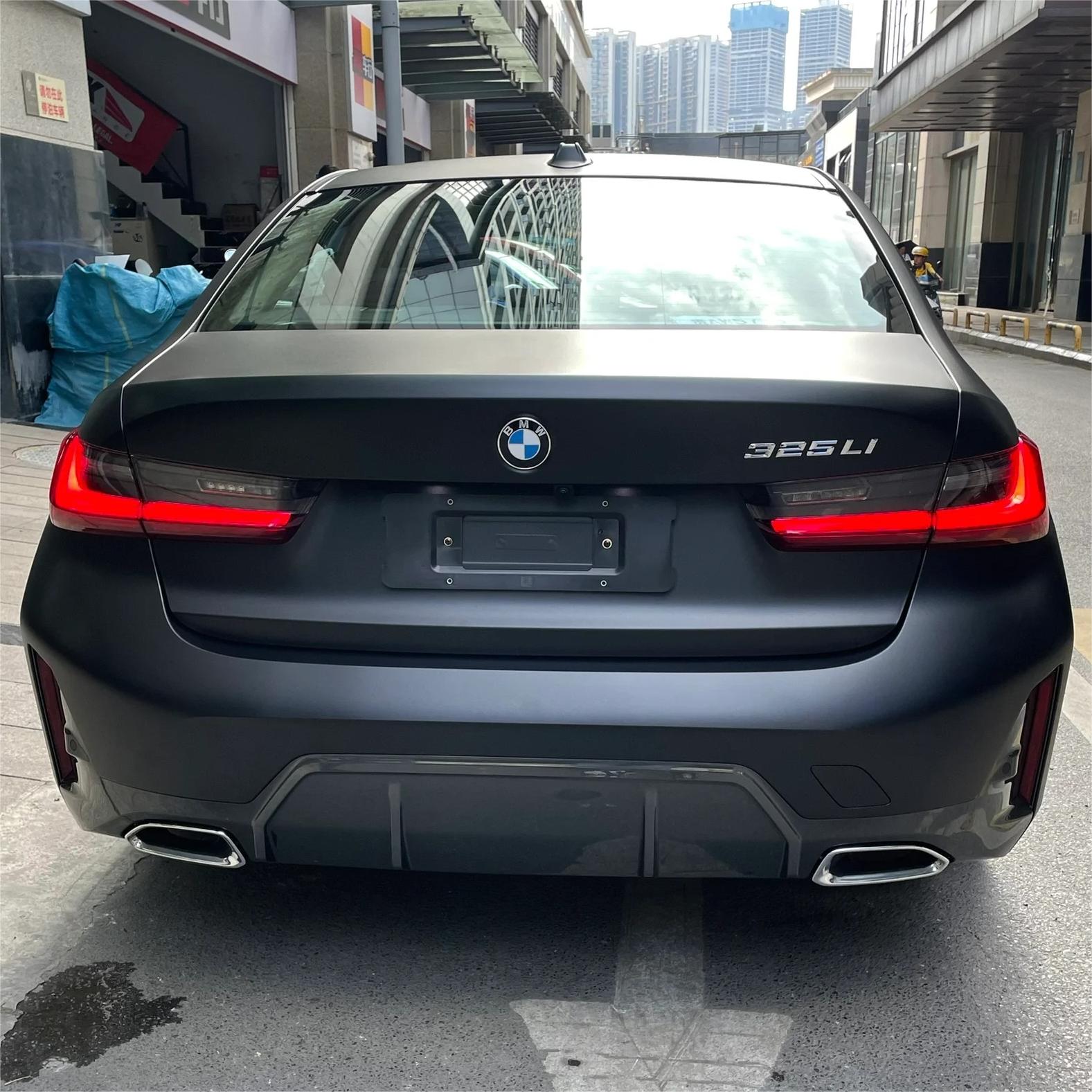 Ultra Matte Black Car Vinyl Wrap Tesla BMW PET review Jay 03