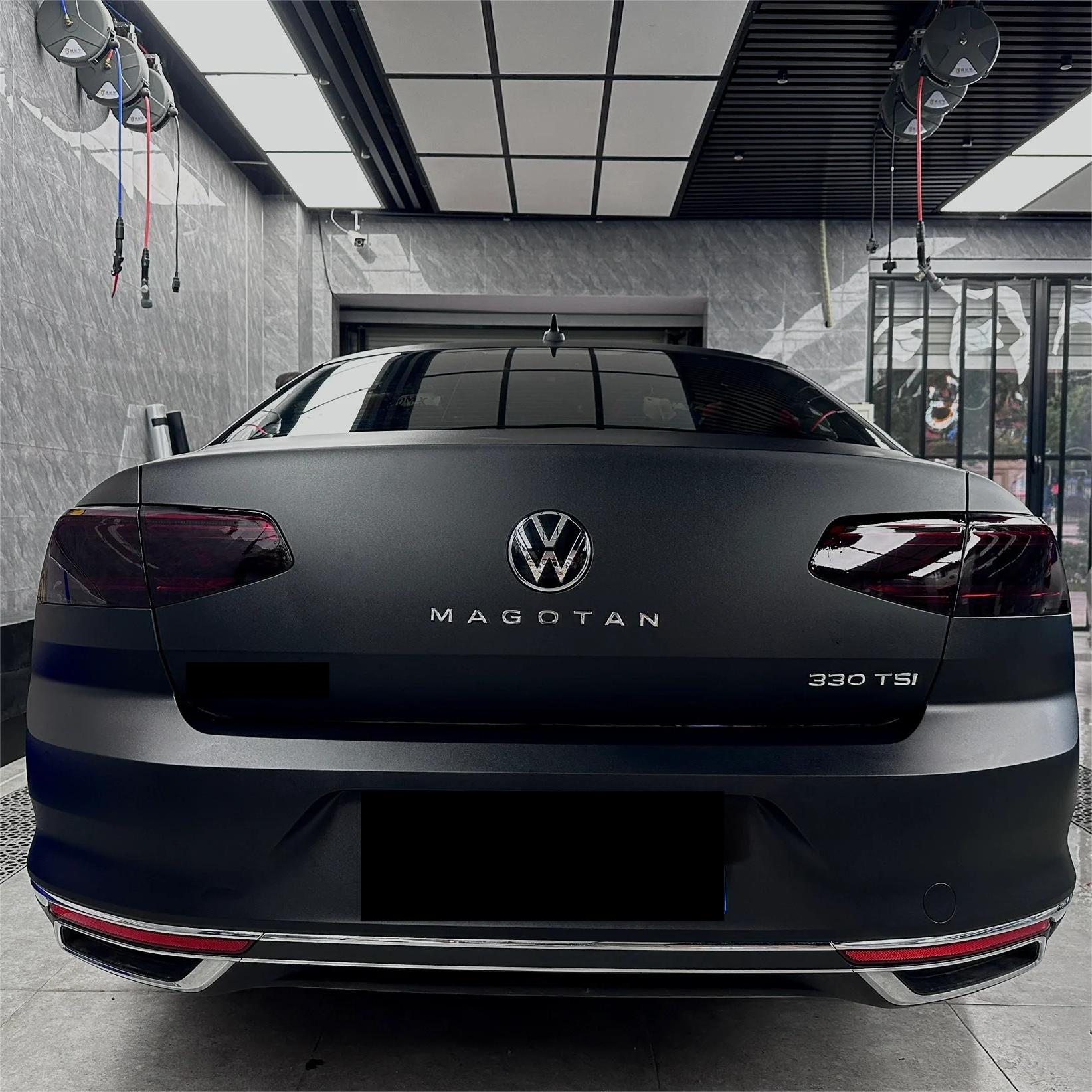 Ultra Matte Black Car Vinyl Wrap Tesla BMW PET review Hermy 02