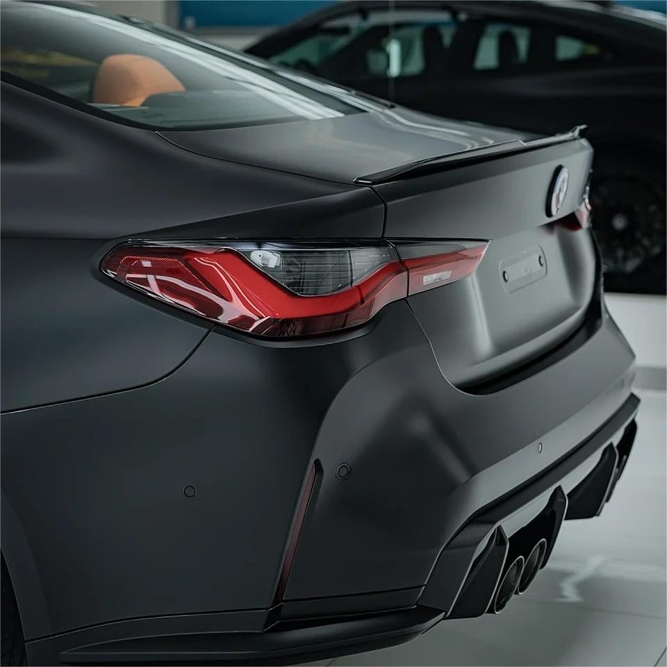 Ultra Matte Black Car Vinyl Wrap Tesla BMW PET review jetsanchez 03