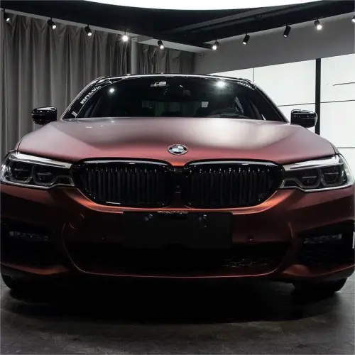 Matte Metallic Wine Red Car Vinyl Wrap review 