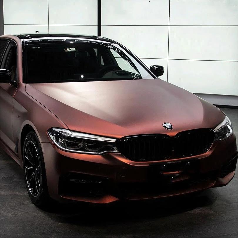 Matte Metallic Wine Red Car Vinyl Wrap review Daniel 06