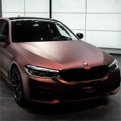 Matte Metallic Wine Red Car Vinyl Wrap review  Daniel 07