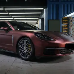 Matte Metallic Wine Red Car Vinyl Wrap review rekritr 01