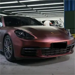 Matte Metallic Wine Red Car Vinyl Wrap review rekritr 06