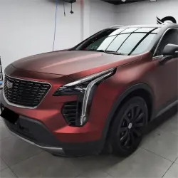 Matte Metallic Wine Red Car Vinyl Wrap review Daniel 02