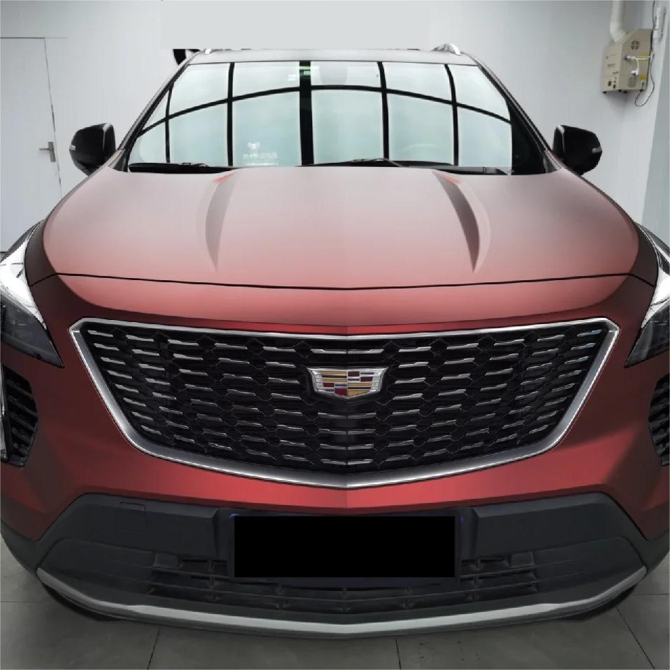 Matte Wine Red Car Vinyl Wrap review Dan 04