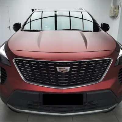 Matte Wine Red Car Vinyl Wrap review Dan 05