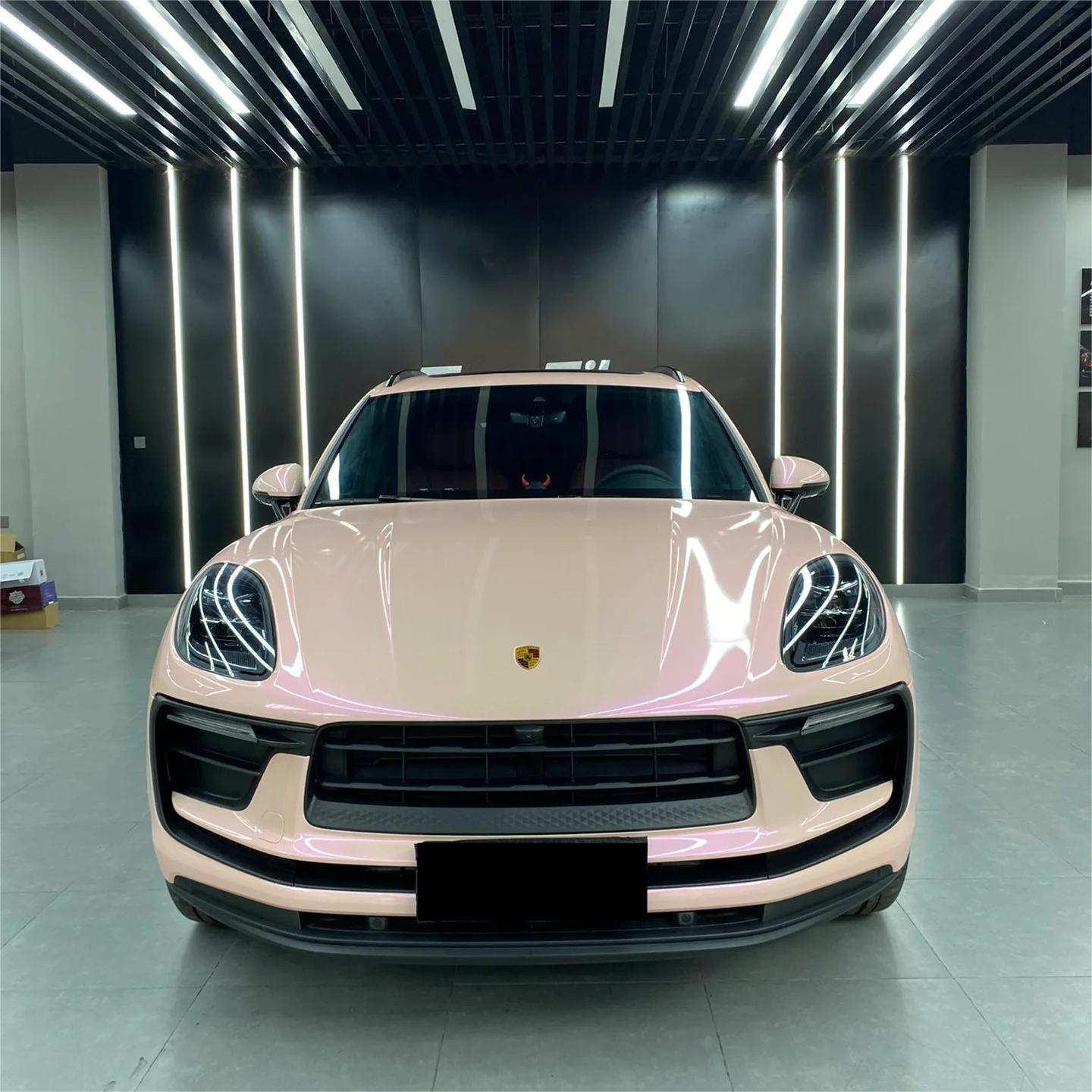 Gloss Metallic Purple Pink Car Vinyl Wrap PET review Ross 00