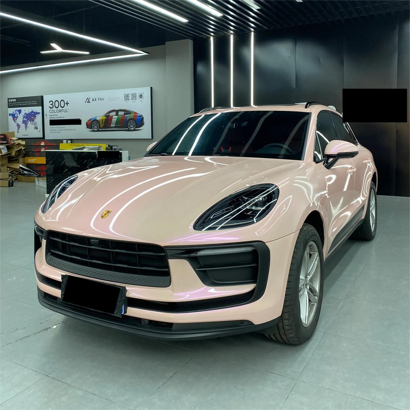 Gloss Metallic Purple Pink Car Vinyl Wrap PET review Ross 01