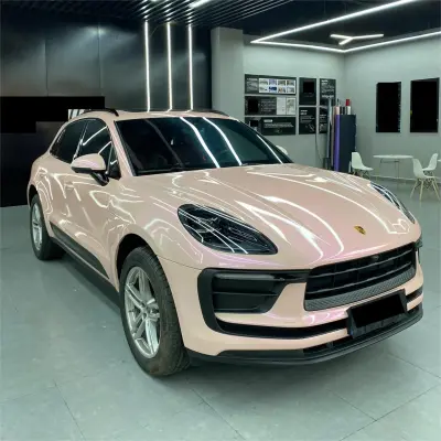 Gloss Metallic Purple Pink Car Vinyl Wrap PET review Ross 05
