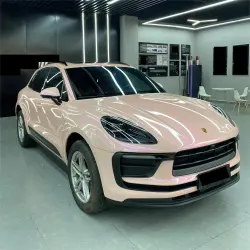 Gloss Metallic Purple Pink Car Vinyl Wrap PET review Ross 05
