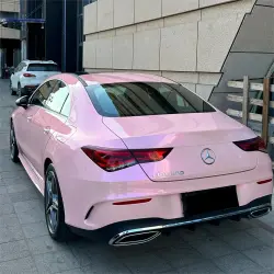 Gloss Metallic Purple Pink Car Vinyl Wrap PET review Paul 04