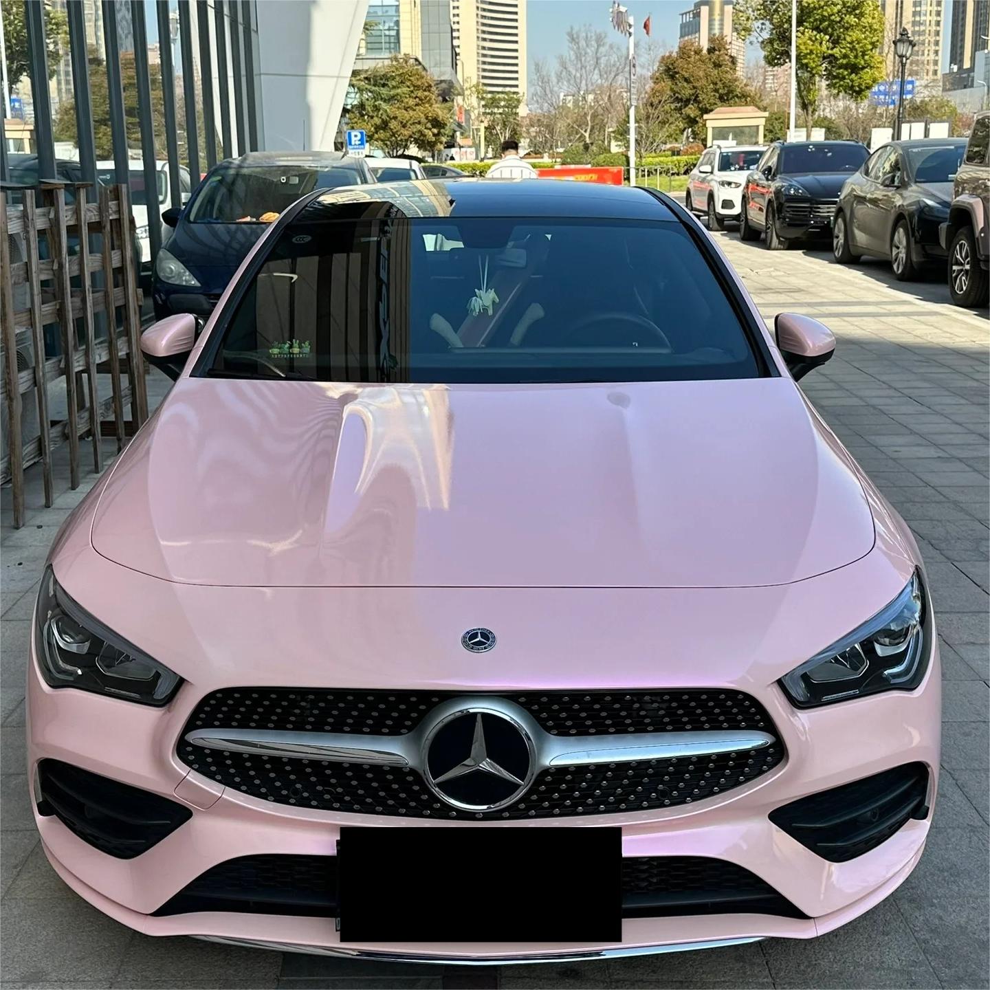 Gloss Metallic Purple Pink Car Vinyl Wrap PET review Paul 00