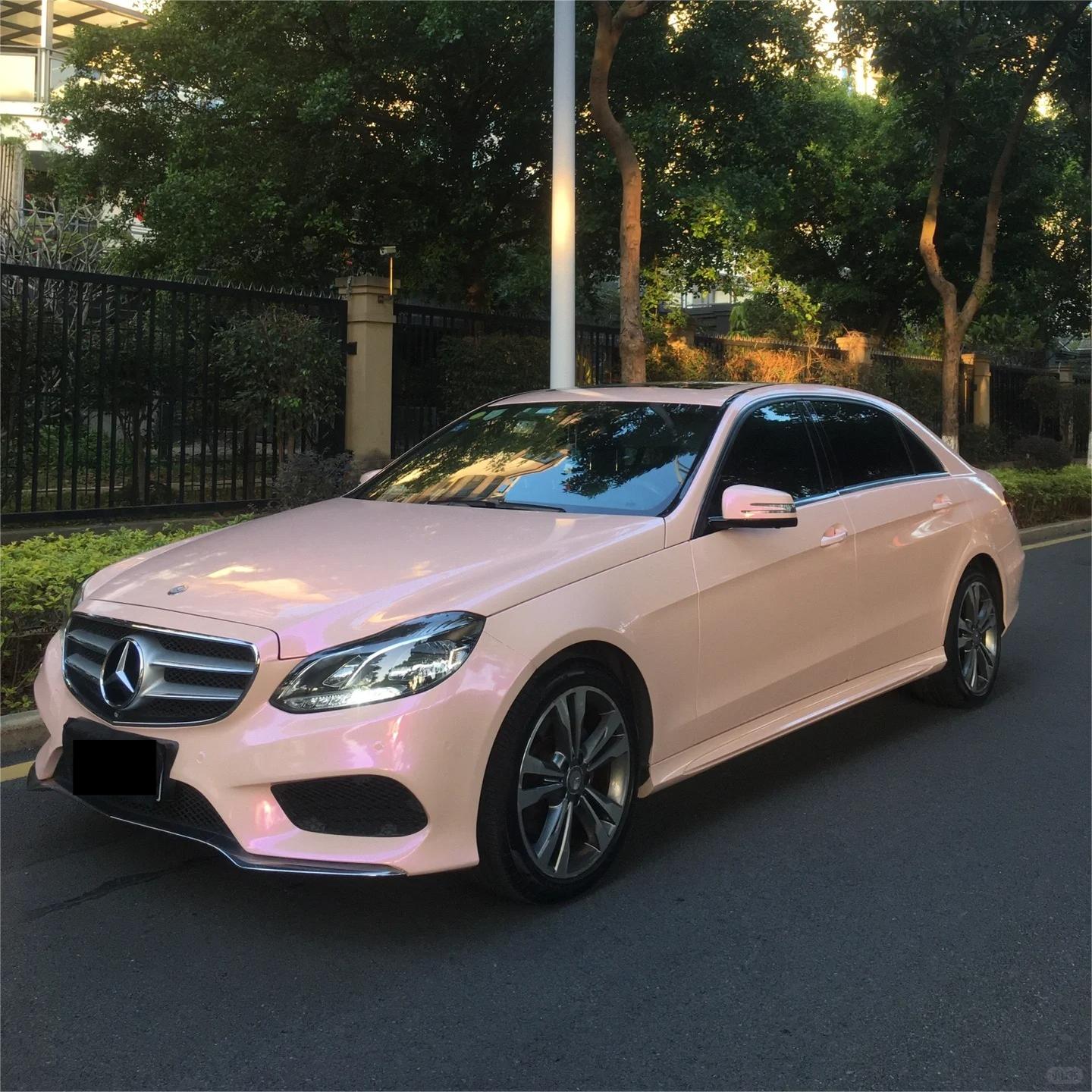 Gloss Metallic Purple Pink Car Vinyl Wrap PET review Luke 02