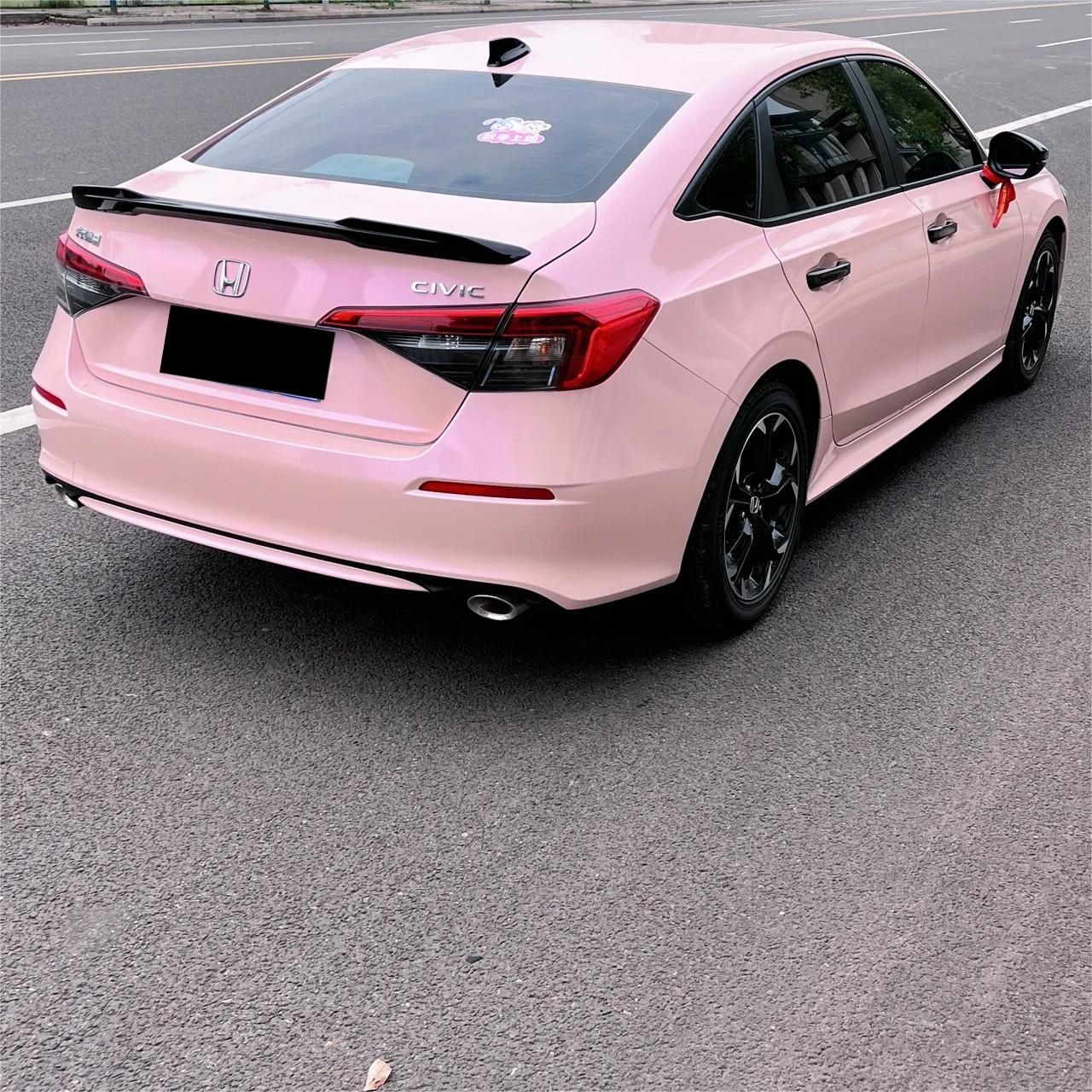 Gloss Metallic Purple Pink Car Vinyl Wrap PET review Saul 02