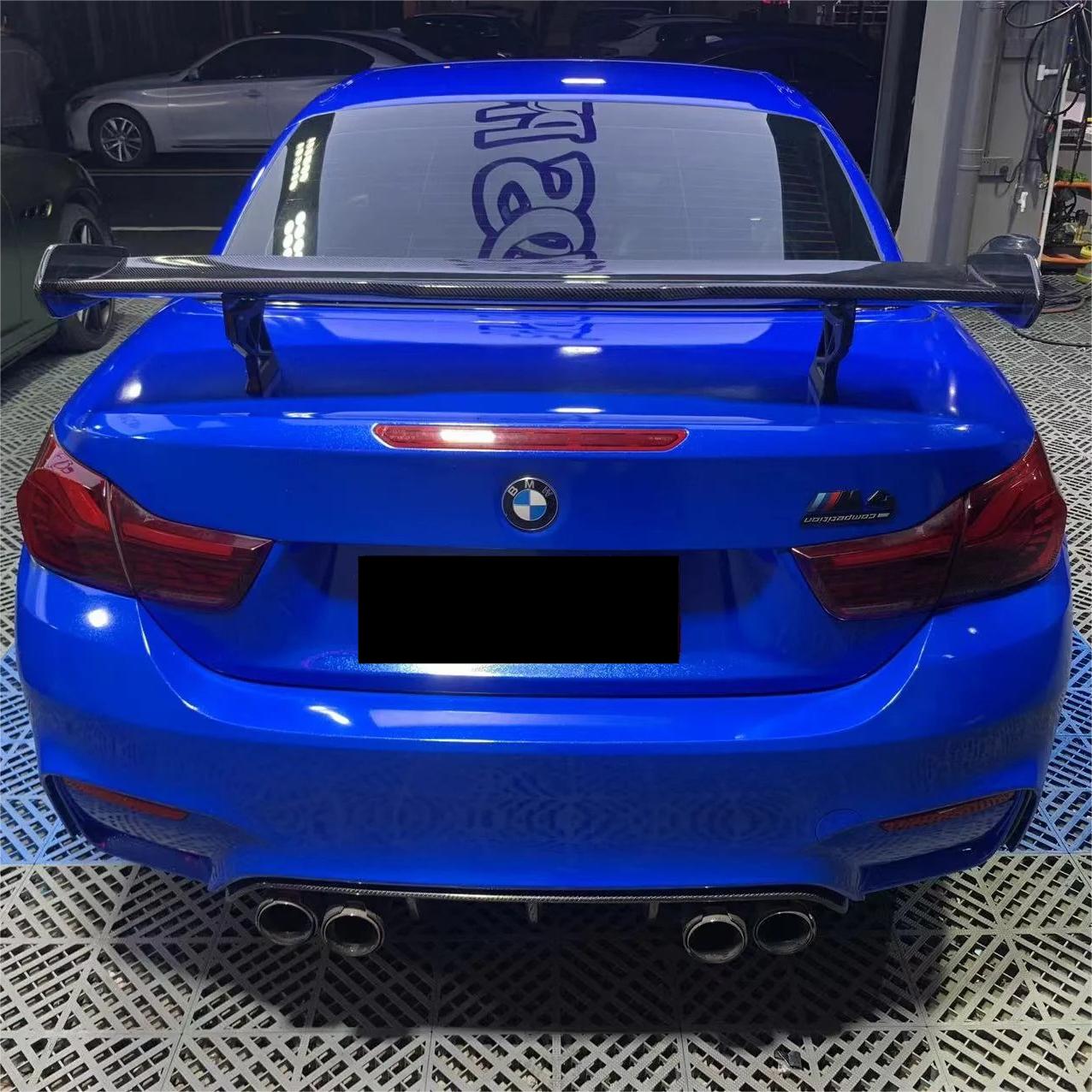 Gloss Metallic Diamond Blue Car Vinyl Wrap review Angel 04