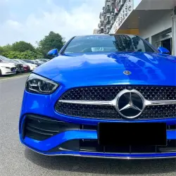 Gloss Metallic Diamond Blue Car Vinyl Wrap review Nilson 03