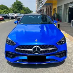Gloss Metallic Diamond Blue Car Vinyl Wrap review Nilson 01