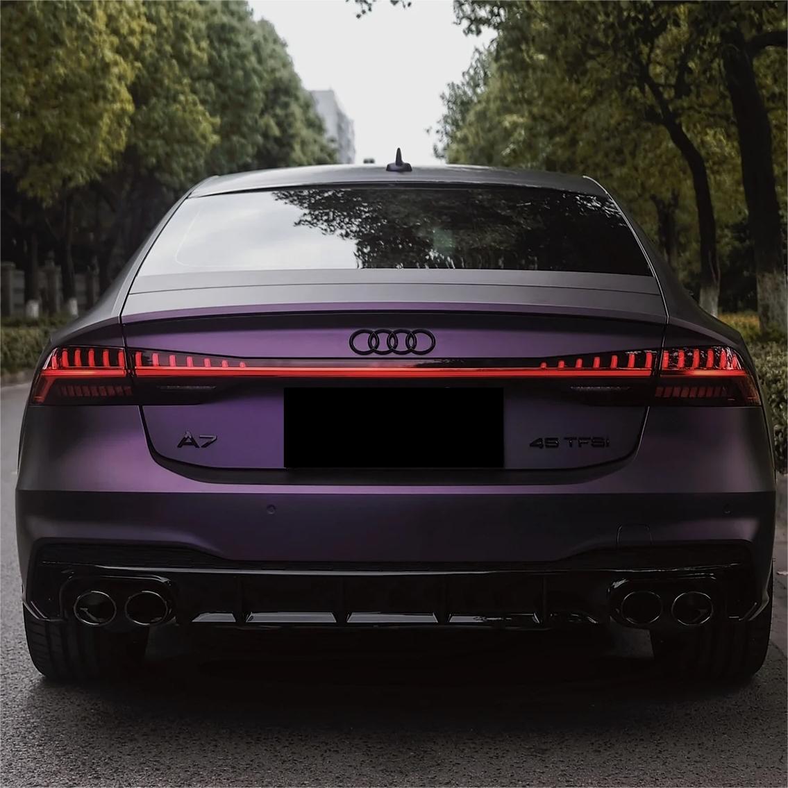 Matte Magic Purple Russian Violet Purple Car Vinyl Wrap PET review Jackson 01