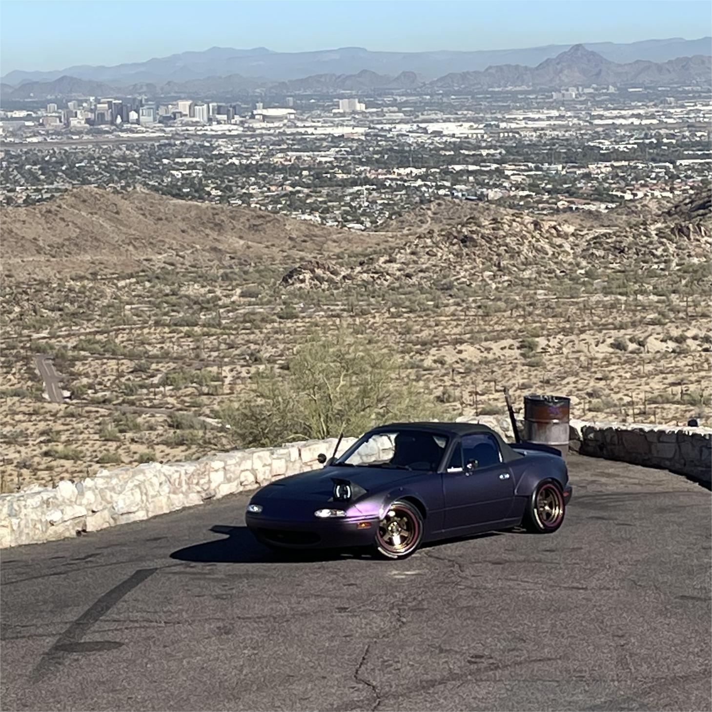 Matte Magic Purple Russian Violet Purple Car Vinyl Wrap PET review nick 03