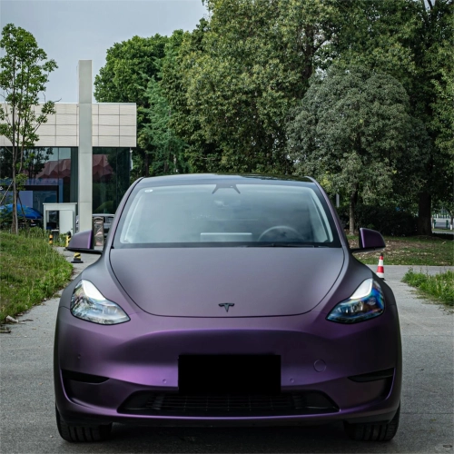 Matte Magic Purple Russian Violet Purple Car Vinyl Wrap PET reviewed by