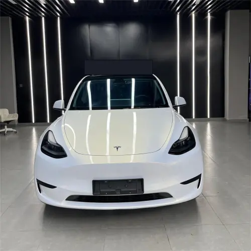 Gloss Metallic Chameleon Gold White Car Vinyl Wrap Audi PET review 