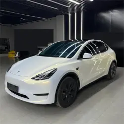 Gloss Metallic Chameleon Gold White Car Vinyl Wrap Audi PET review Luke 02