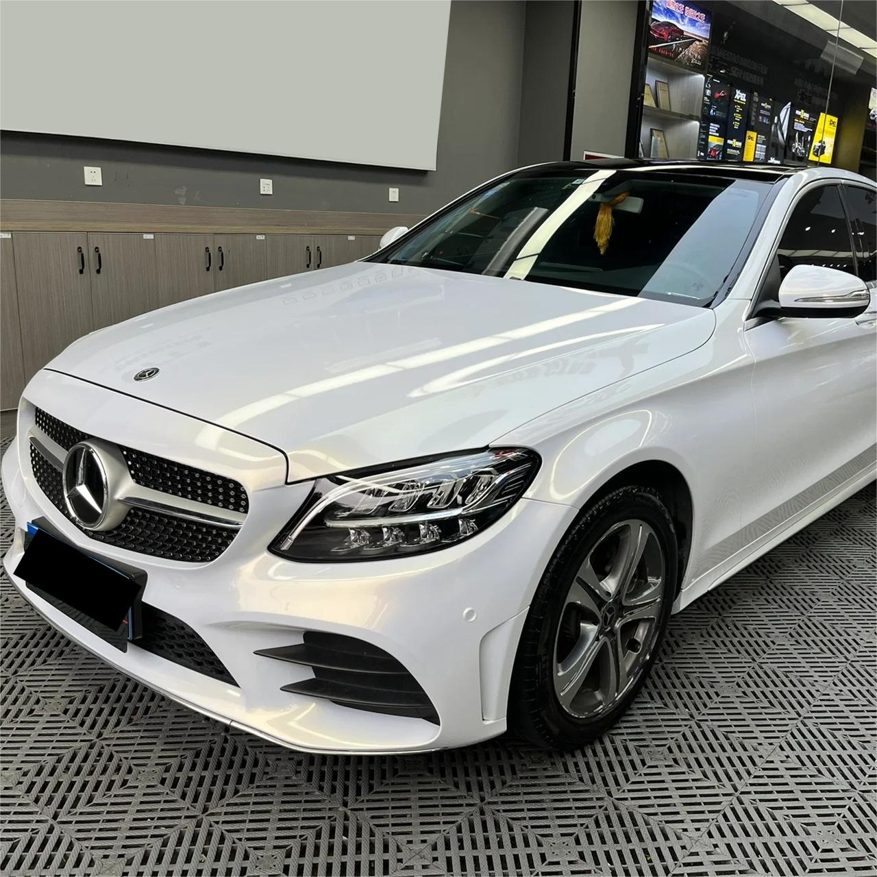 Gloss Metallic Chameleon Gold White Car Vinyl Wrap Audi PET review Ben 00