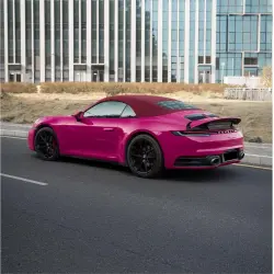 Gloss Ruby Star Car Vinyl Wrap PET review Sammy 03