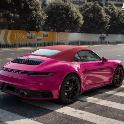 Gloss Ruby Star Car Vinyl Wrap PET review Sammy 04