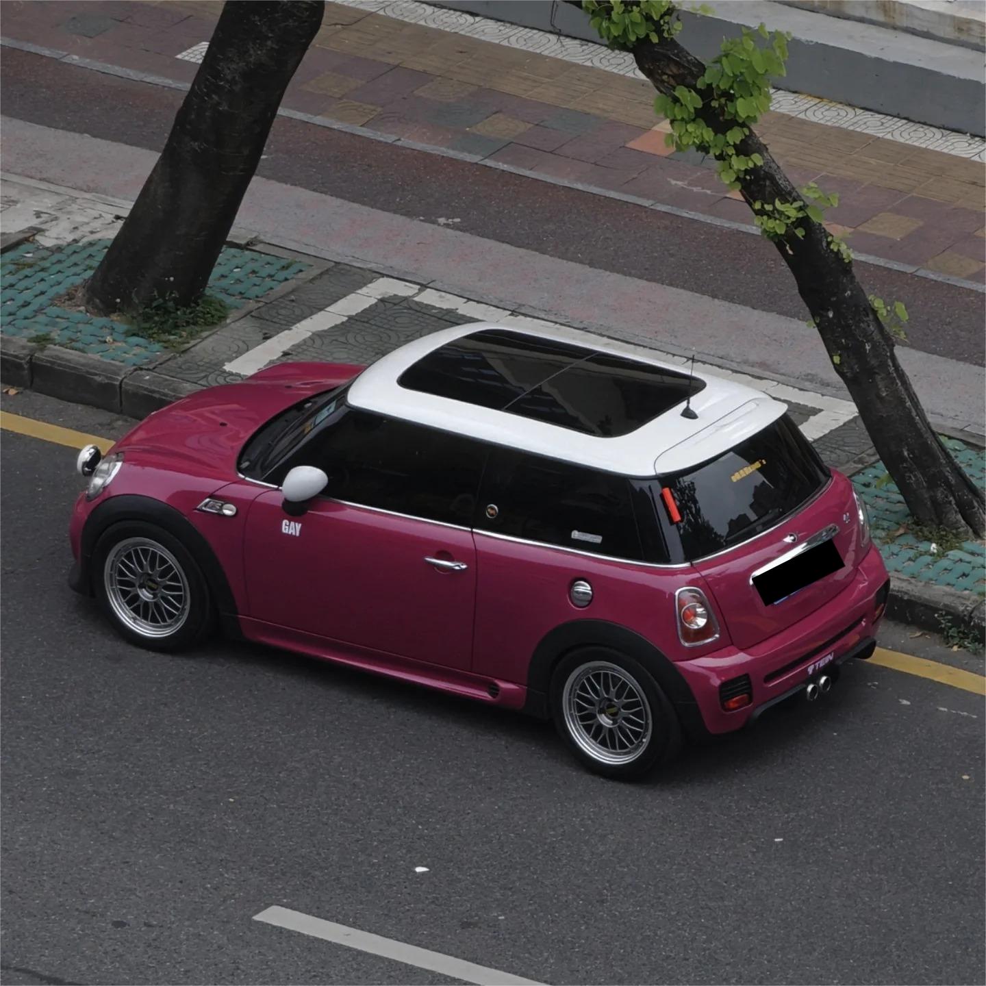 Gloss Ruby Star Car Vinyl Wrap PET review Byron 02