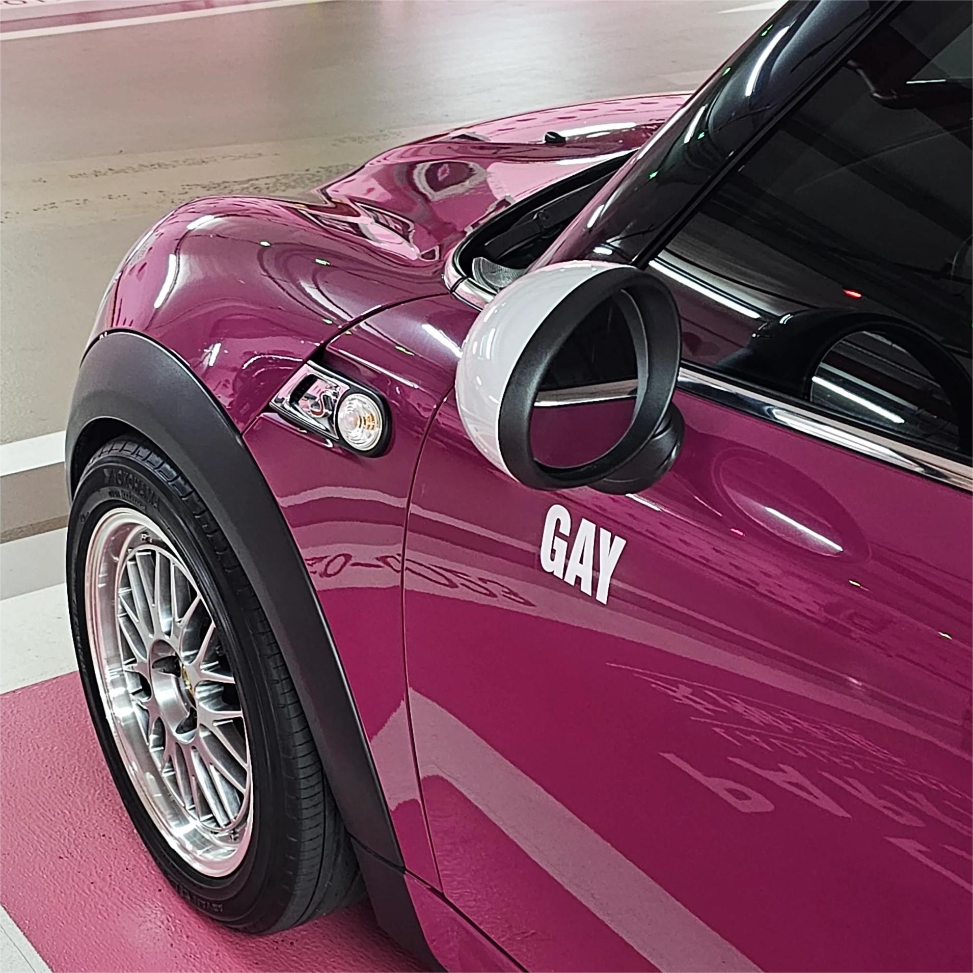 Gloss Ruby Star Car Vinyl Wrap PET review Byron 03