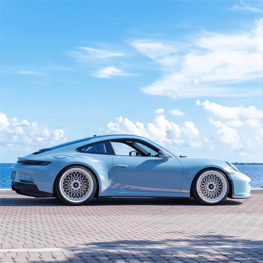 Gloss Meissen Blue Car Vinyl Wrap Sale review 2