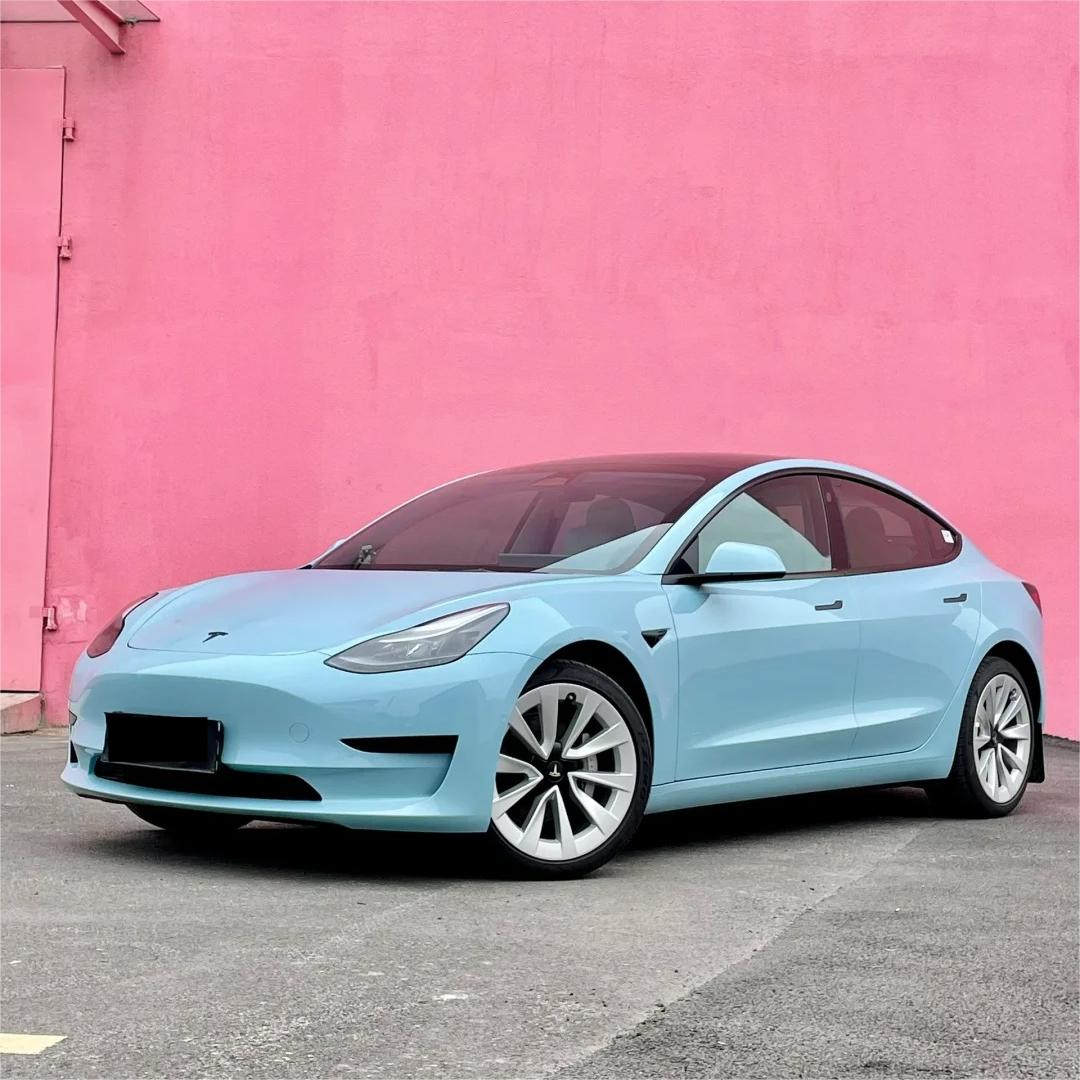 Gloss Meissen Blue Car Vinyl Wrap Sale review 0