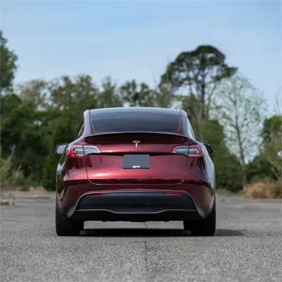 Gloss Metallic Black Cherry Red Car Vinyl Wrap review Nia  02
