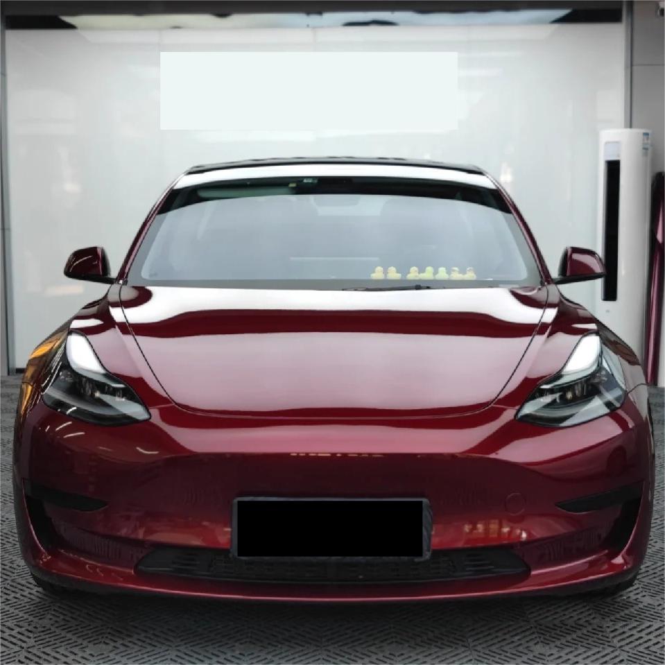 Gloss Metallic Black Cherry Red Car Vinyl Wrap review Vlad 01